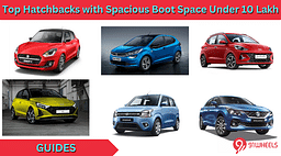 Top Hatchbacks with Spacious Boot Space Under 10 Lakh