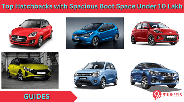 Top Hatchbacks with Spacious Boot Space Under 10 Lakh