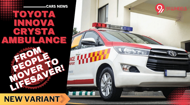 New Toyota Innova Crysta Ambulance Debuts - Launch Soon?