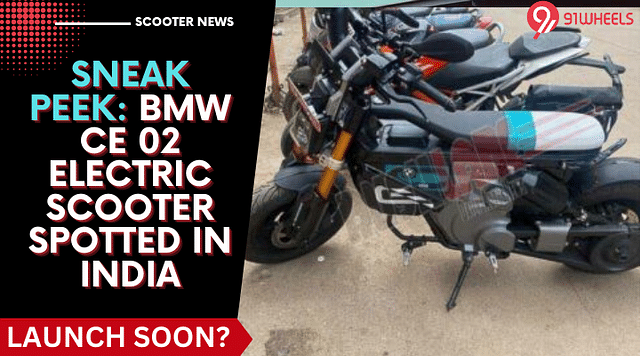 Sneak Peek: BMW CE 02 Electric Scooter Spotted In India: Launch Soon?