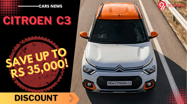Citroen C3 August Discounts - Save up To Rs 35,000