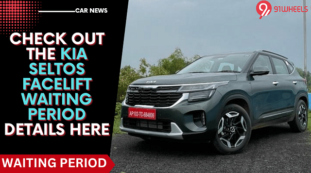 Check Out The Kia Seltos Facelift Waiting Period Details Here