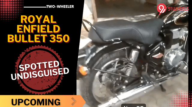 BREAKING: Upcoming Royal Enfield Bullet 350 Spotted Undisguised