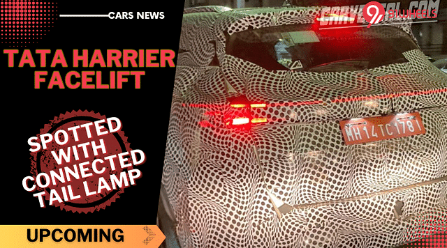 Upcoming Tata Harrier Facelift Spotted Yet Again - Shows Connected Tail Lamp