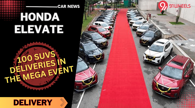 Honda Elevate Mega Delivery Event Kicks Off with 100 SUVs Delivered in Hyderabad