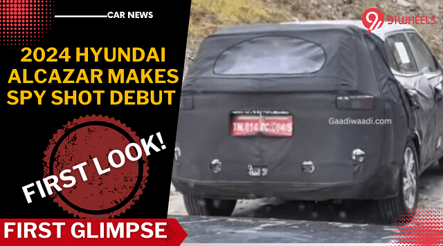 First Look! 2024 Hyundai Alcazar Makes Spy Shot Debut- Check Pics