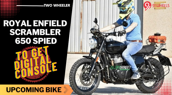 Royal Enfield Scrambler 650 Spied Testing With Digital Console - See Here