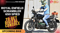Royal Enfield Scrambler 650 Spied Testing With Digital Console - See Here