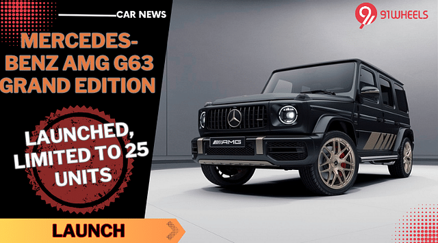 Mercedes-Benz AMG G63 Grand Edition Launched, Limited To 25 Units