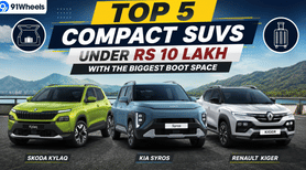 Top 5 Compact SUVs Under Rs 10 Lakh With the Biggest Boot Space
