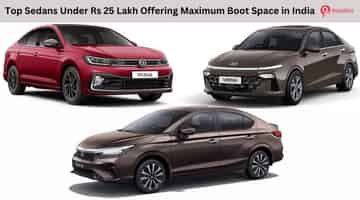 Top Sedans Under Rs 25 Lakh Offering Maximum Boot Space in India