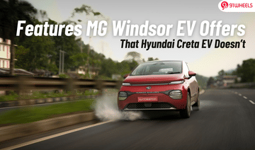 Features MG Windsor EV Offers That Hyundai Creta EV Doesn't