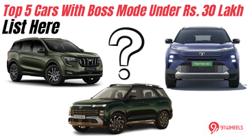 Top 5 Cars With Boss Mode Under Rs. 30 Lakh: Check out the List