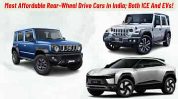 Most Affordable Rear-Wheel Drive Cars In India; Both ICE And EVs!