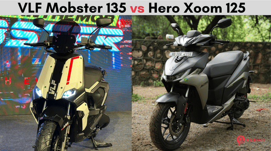 VLF Mobster 135 vs Hero Xoom 125 - Hot-Wheeler Comparison