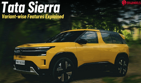 Tata Sierra Variant-Wise Features- Panoramic Sunroof, Triple-Screen & More