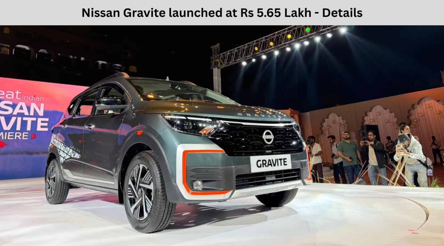 Nissan Gravite Launched at Rs 5.65 Lakh - Details
