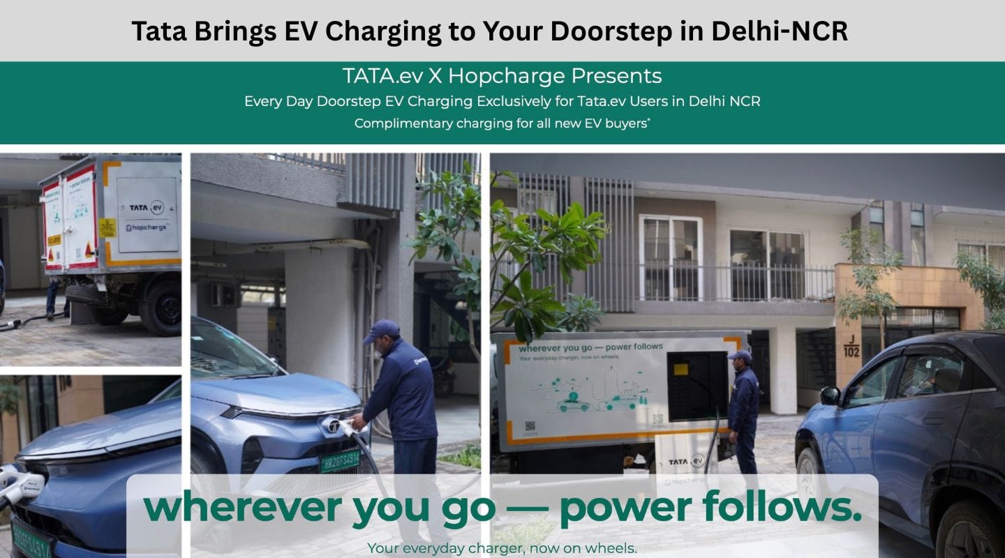 Tata Brings EV Charging to Your Doorstep in Delhi-NCR Tata Brings EV Charging to Your Doorstep in Delhi-NCR
