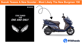 Suzuki Teases A New Scooter - Most Likely The New Burgman 150