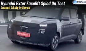 Hyundai Exter Facelift Spied On Test: Launch Expected In March