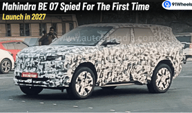 Mahindra BE07 Spied Testing For The First Time Ever: Launch Next Year