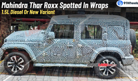 Mahindra Thar Roxx Spied Testing: New AX7 Trim Or 1.5L Diesel?
