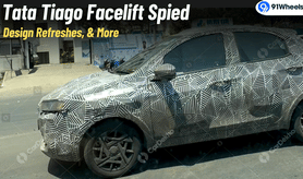 Tata Tiago Facelift Spied Testing: Design Updates, Features & More