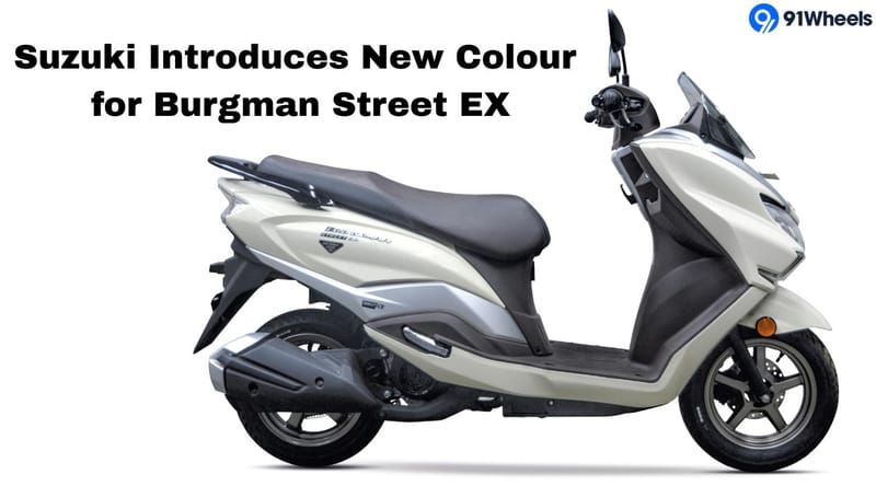 Suzuki Introduces New Colour for Burgman Street EX