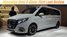 Mercedes-Benz V-Class Launched - Our First Look Review