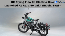 Royal Enfield Flying Flea C6 E-Bike Launched At Rs. 1.99 Lakh (Ex-sh, BaaS)