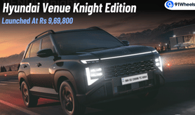 Hyundai Venue Knight Edition Launched At Rs. 9,69,800