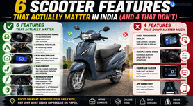 6 Scooter Features That Actually Matter In India (And 4 That Don't)