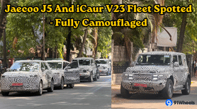 Jaecoo J5 And iCaur V23 Fleet Spotted Fully Camouflaged
