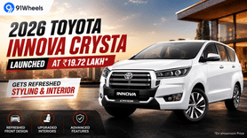2026 Toyota Innova Crysta Launched At Rs 19.72 Lakh, Gets Refreshed Styling & Interior