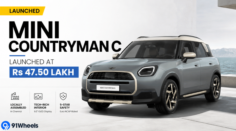 Mini Countryman C Launched In India At Rs 47.50 Lakh
