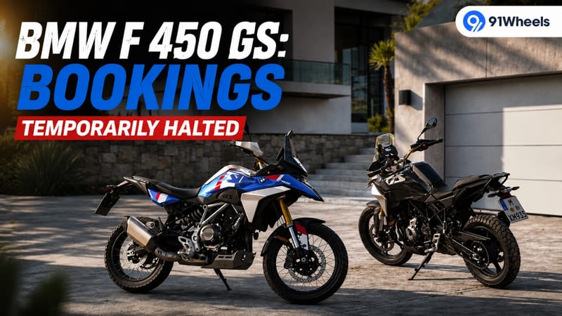 BMW F 450 GS Bookings Temporarily Halted Amid Strong Demand
