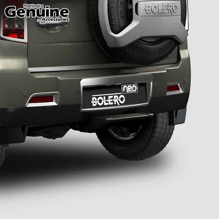 Bolero Neo Rear License Plate Chrome Garnish