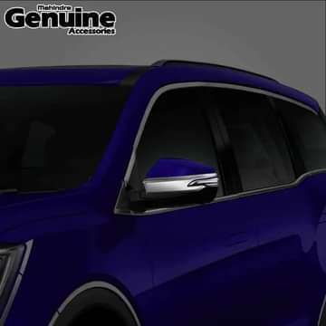 XUV700 - Satin (Matte) Chrome ORVM Applique (Set of 2 Pcs) for All Variants