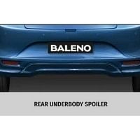 Underbody spoiler outlet for dzire