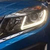 Chrome Garnish On Headlamps