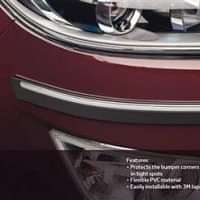Front and Rear Bumper Protector Chrome