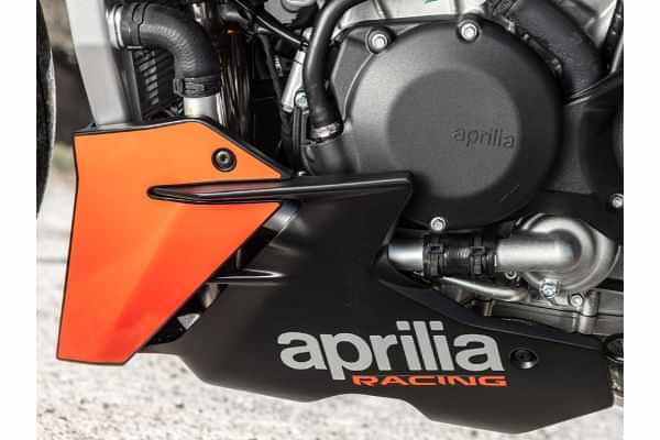 Aprilia Tuono V4 Engine From Right Aprilia Tuono V4 Engine From Right