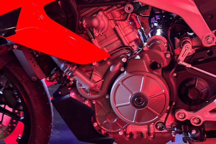Aprilia Tuono 457 Engine From Left