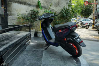 Ather 450 Apex Left Rear Three Quarter Ather 450 Apex Left Rear Three Quarter