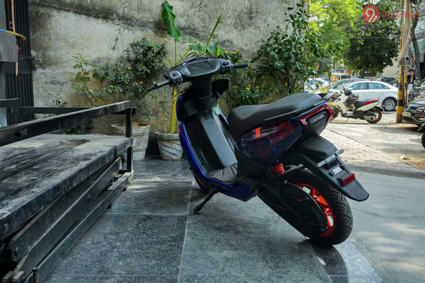 Ather 450 Apex Left Rear Three Quarter Ather 450 Apex Left Rear Three Quarter