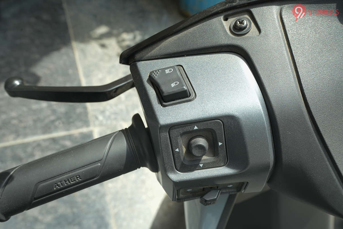 Ather 450X High Beam Low Beam Switch