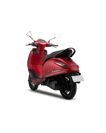 Bajaj Chetak Left Rear Three Quarter Bajaj Chetak Left Rear Three Quarter