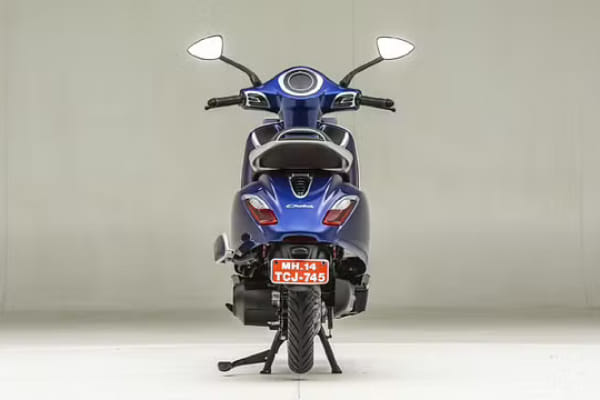 Bajaj Chetak Rear View Bajaj Chetak Rear View