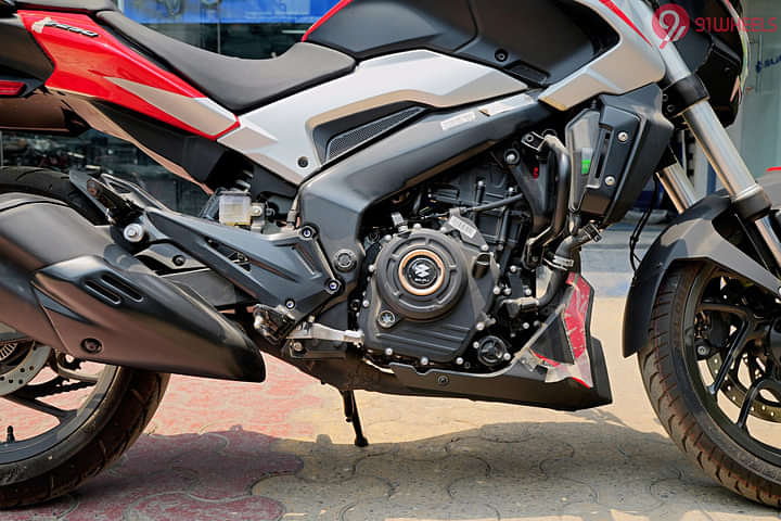 Bajaj Dominar 250 Engine From Right