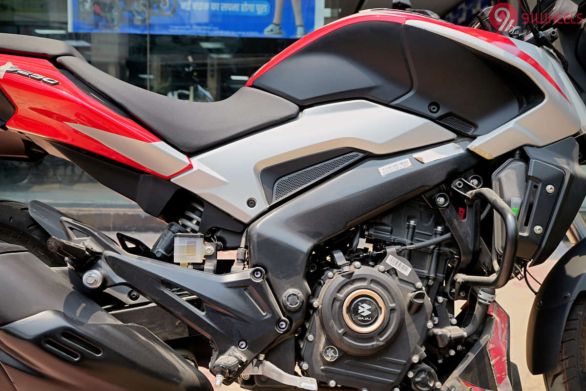 Bajaj Dominar 250 Engine From Left